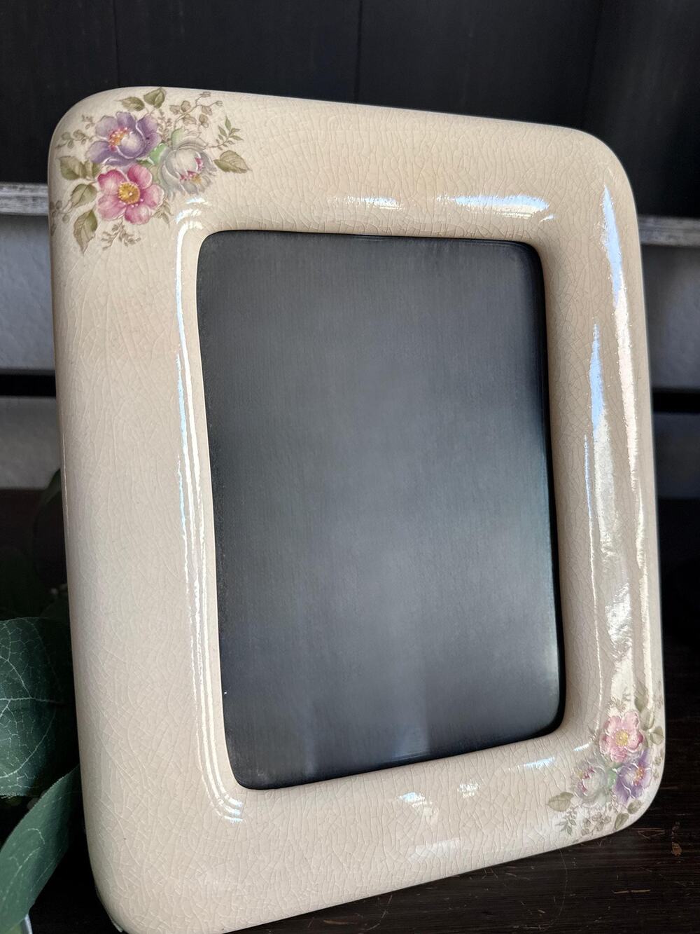 Vintage Terragraphics 5x7 Ceramic Picture Frame